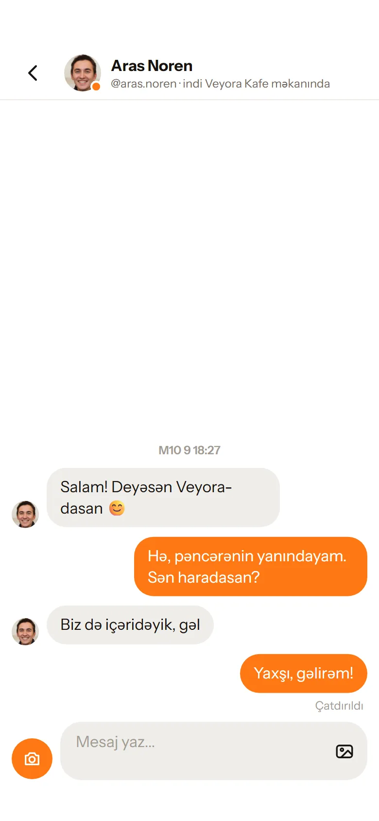 Aras ilə söhbəti aç