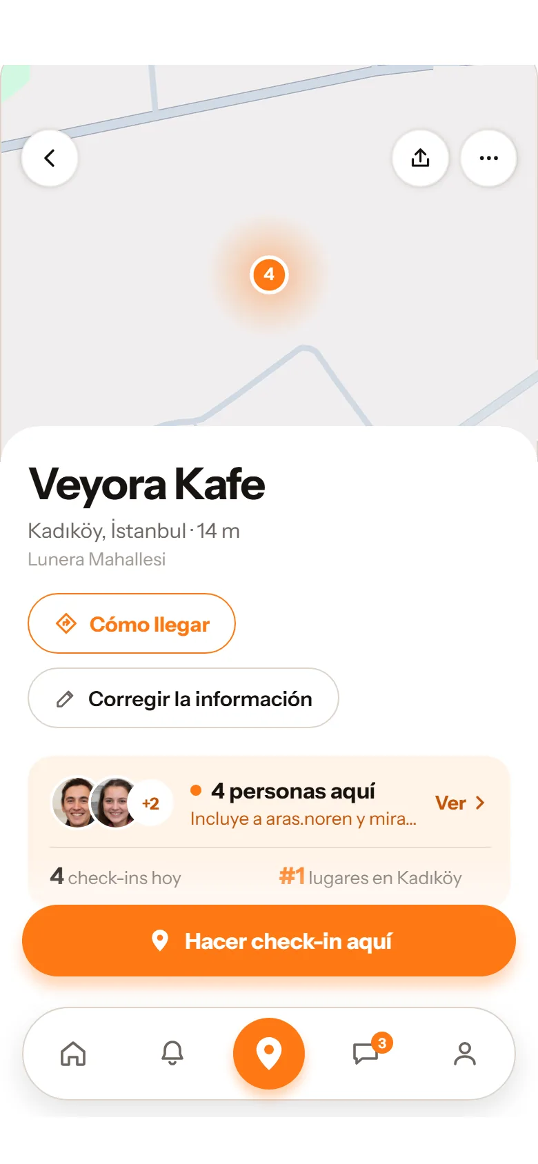 Abrir Veyora Kafe