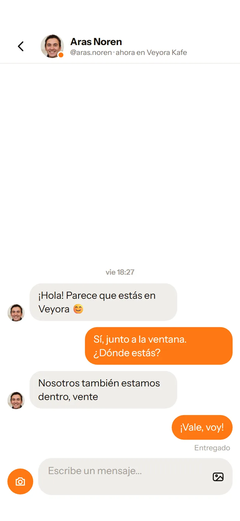 Abrir chat con Aras