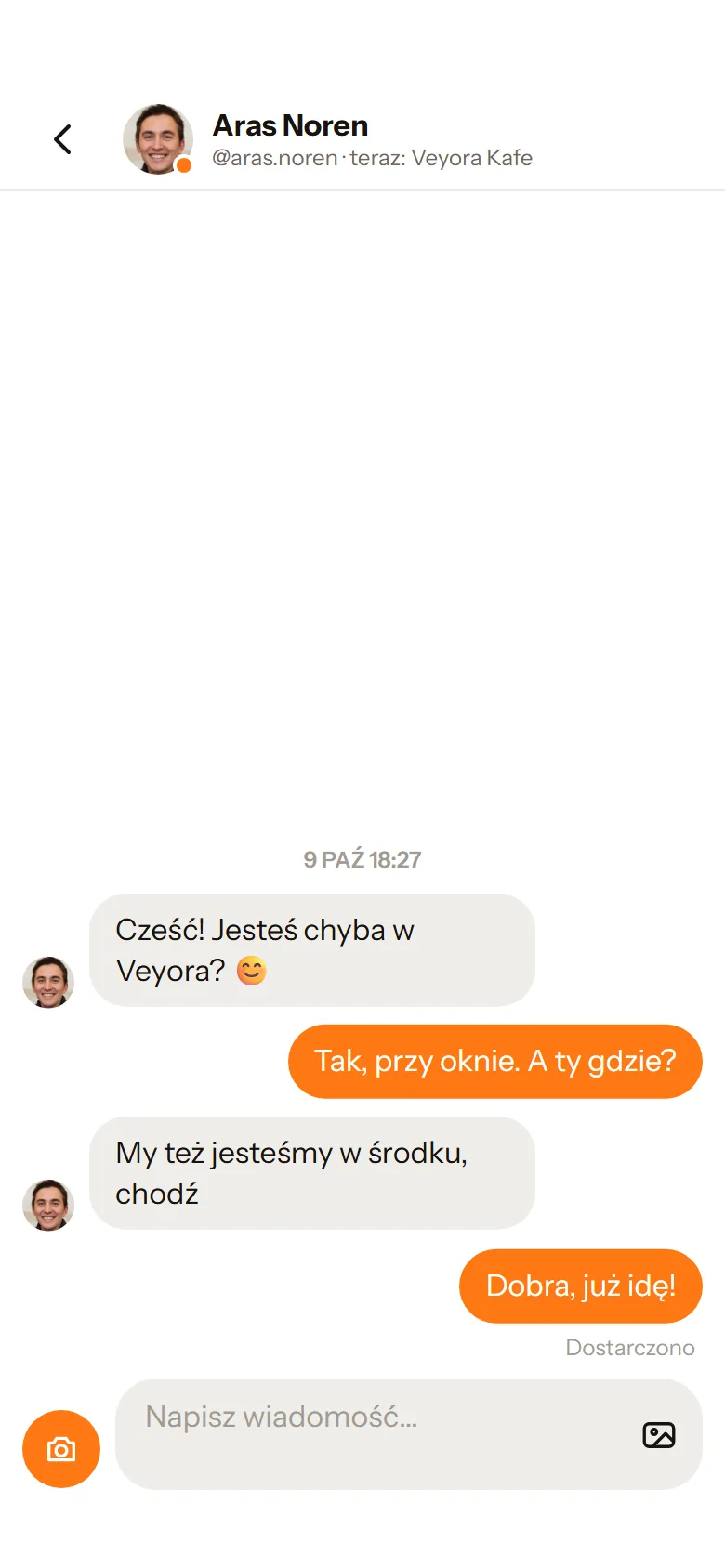 Otwórz czat z Arasem