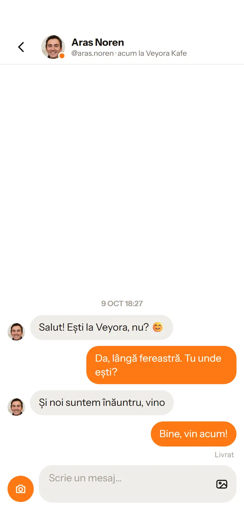 Deschide conversația cu Aras
